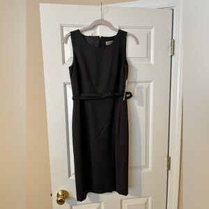 Kasper black sleeveless dress with tags, never worn